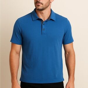 14th & Union Blue Polo Shirt Classic Style